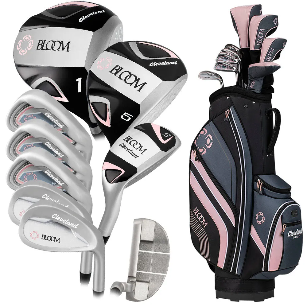 Cleveland Bloom 10-Piece Cart Bag Package Set - Ladies/Youth