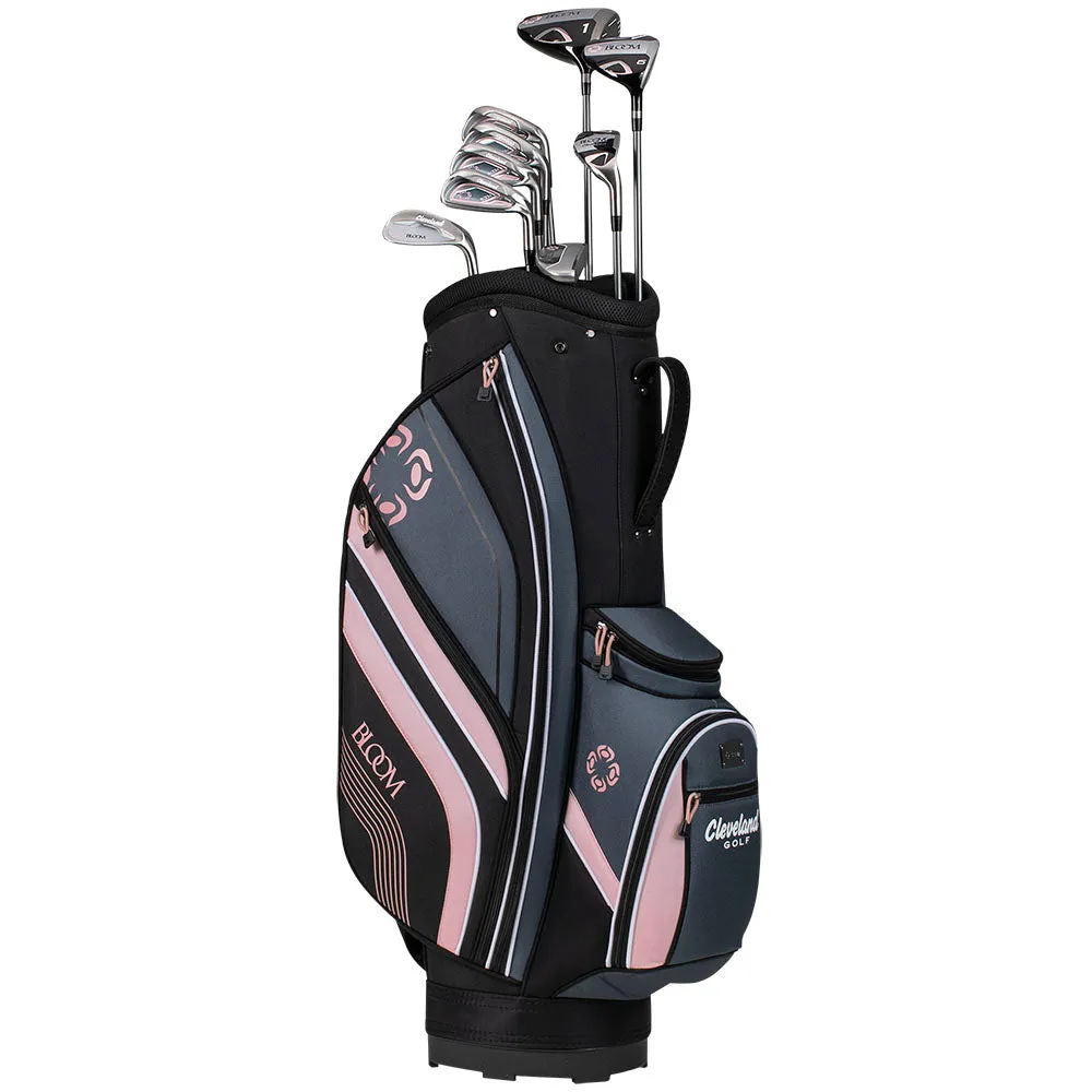 Cleveland Bloom 10-Piece Cart Bag Package Set - Ladies/Youth