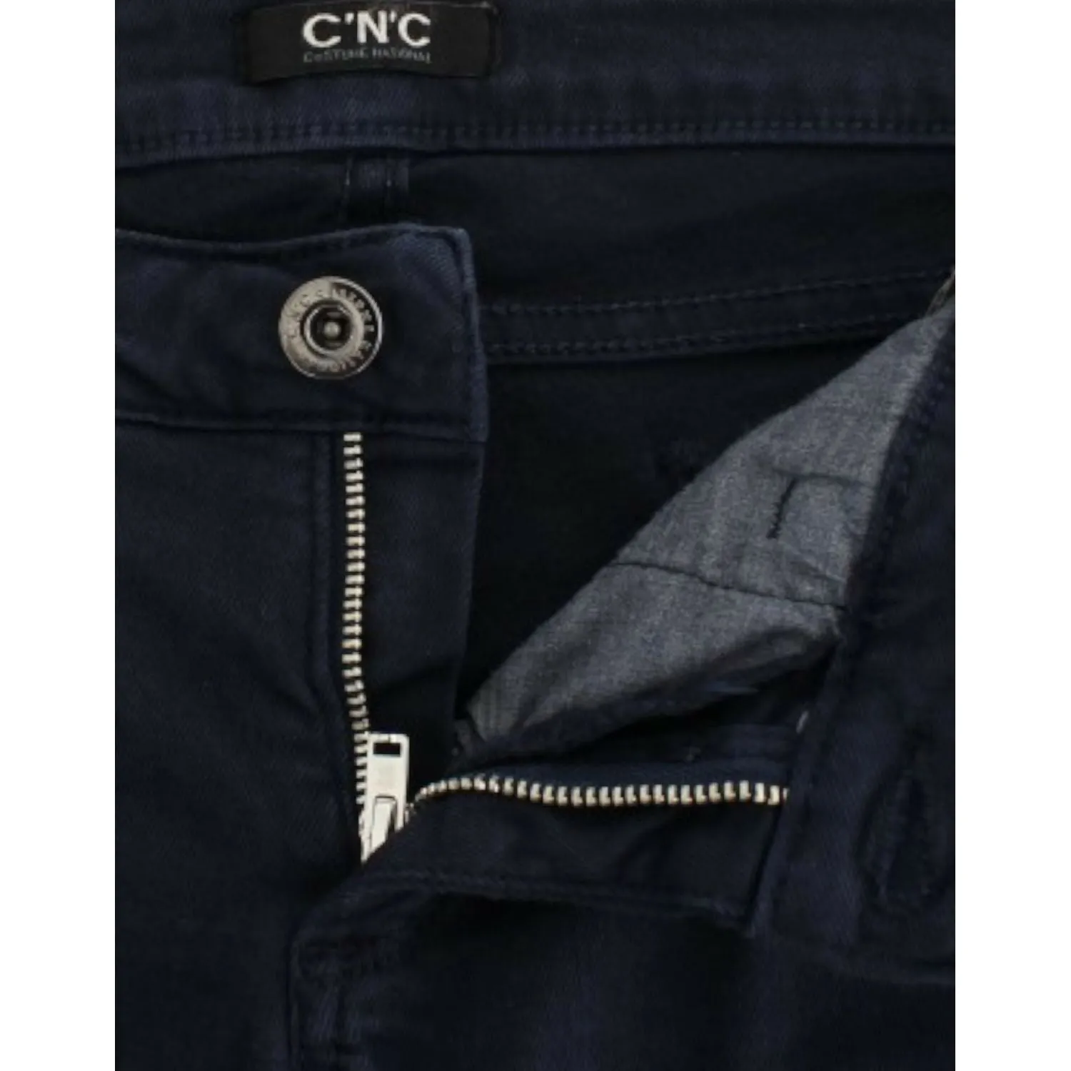 Costume National Chic Blue Straight Leg Denim Delight