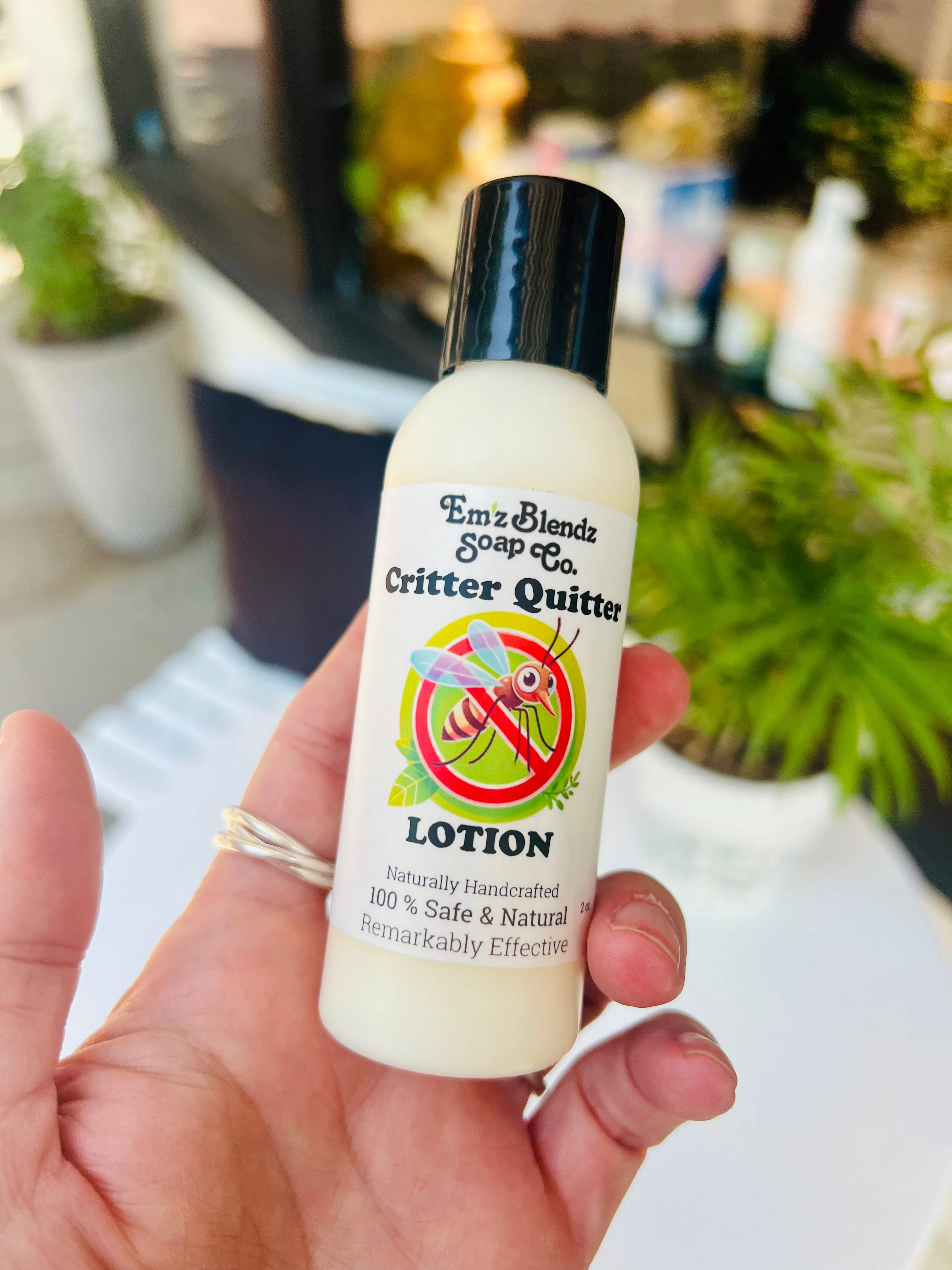 Critter Quitter: All Natural Bug Lotion | Insect, Bug, Mosquito Repellent