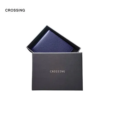 Crossing Infinite Bi-Fold Leather Wallet With Flap And Coin Pouch RFID