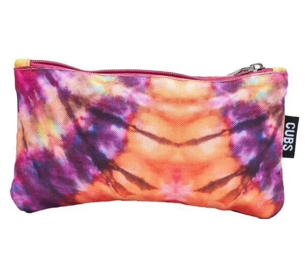 CUBS PURPLE TIE DYE BIG AND BASIC PENCIL CASE