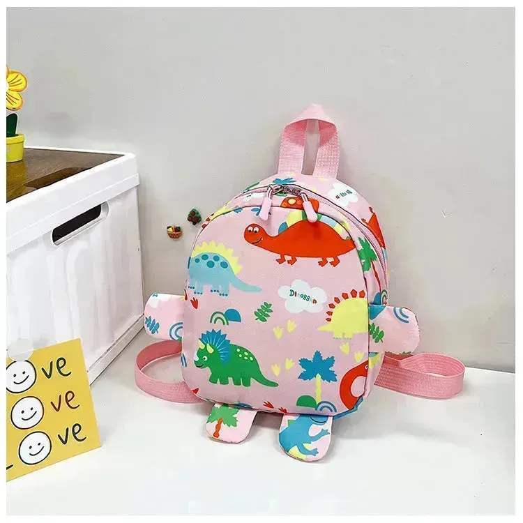 Cute Fashion Cartoon Little Dinosaur Children's Backpack Kindergarten Preschool School Backpack for Kids.