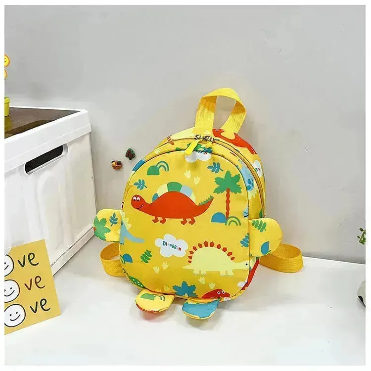 Cute Fashion Cartoon Little Dinosaur Children's Backpack Kindergarten Preschool School Backpack for Kids.