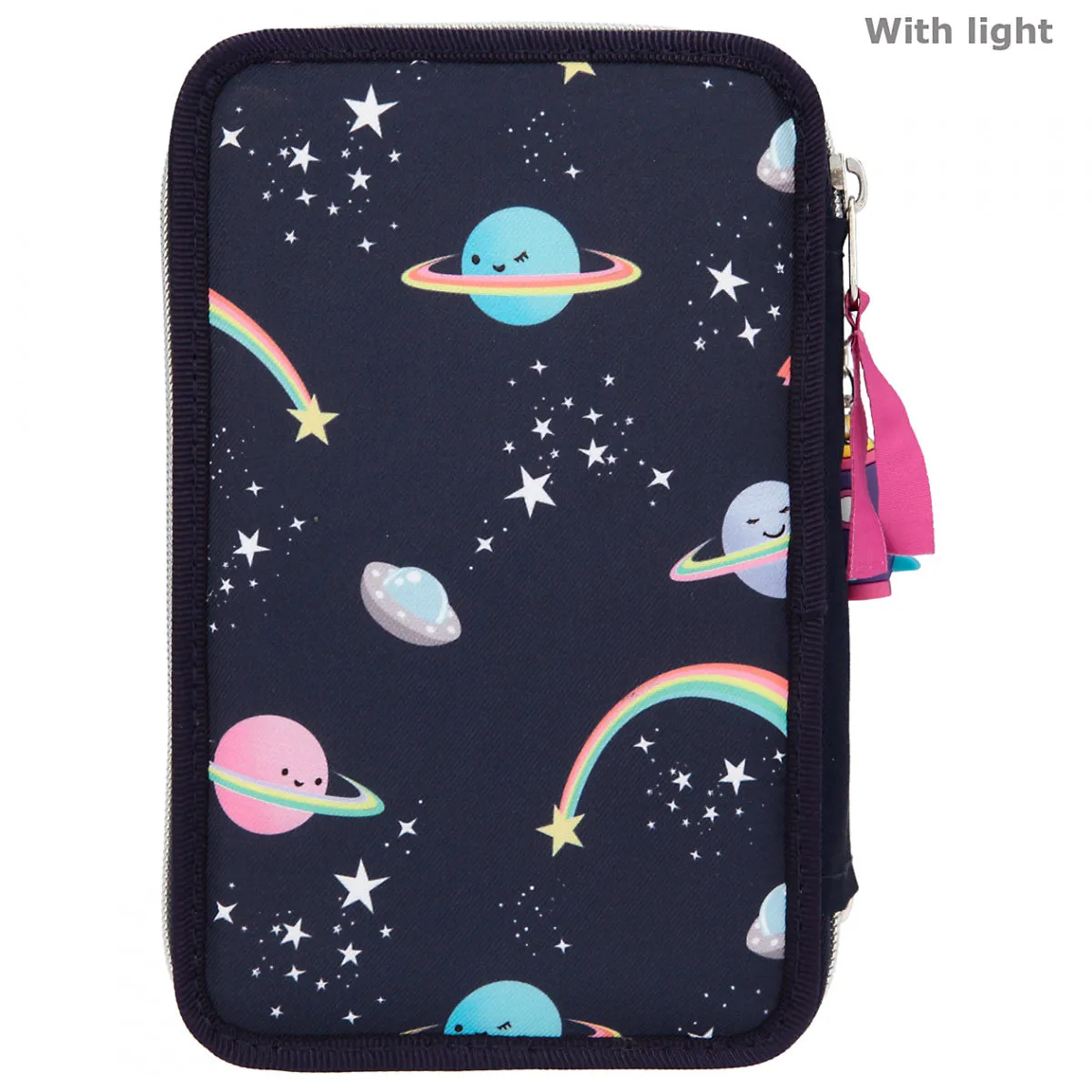 Depesche Ylvi Triple Pencil Case LED Space