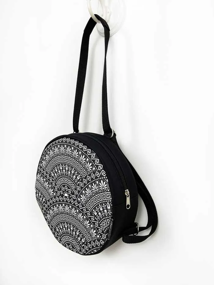 Designer Circle Handmade Backpack Crossbody Bag for Women