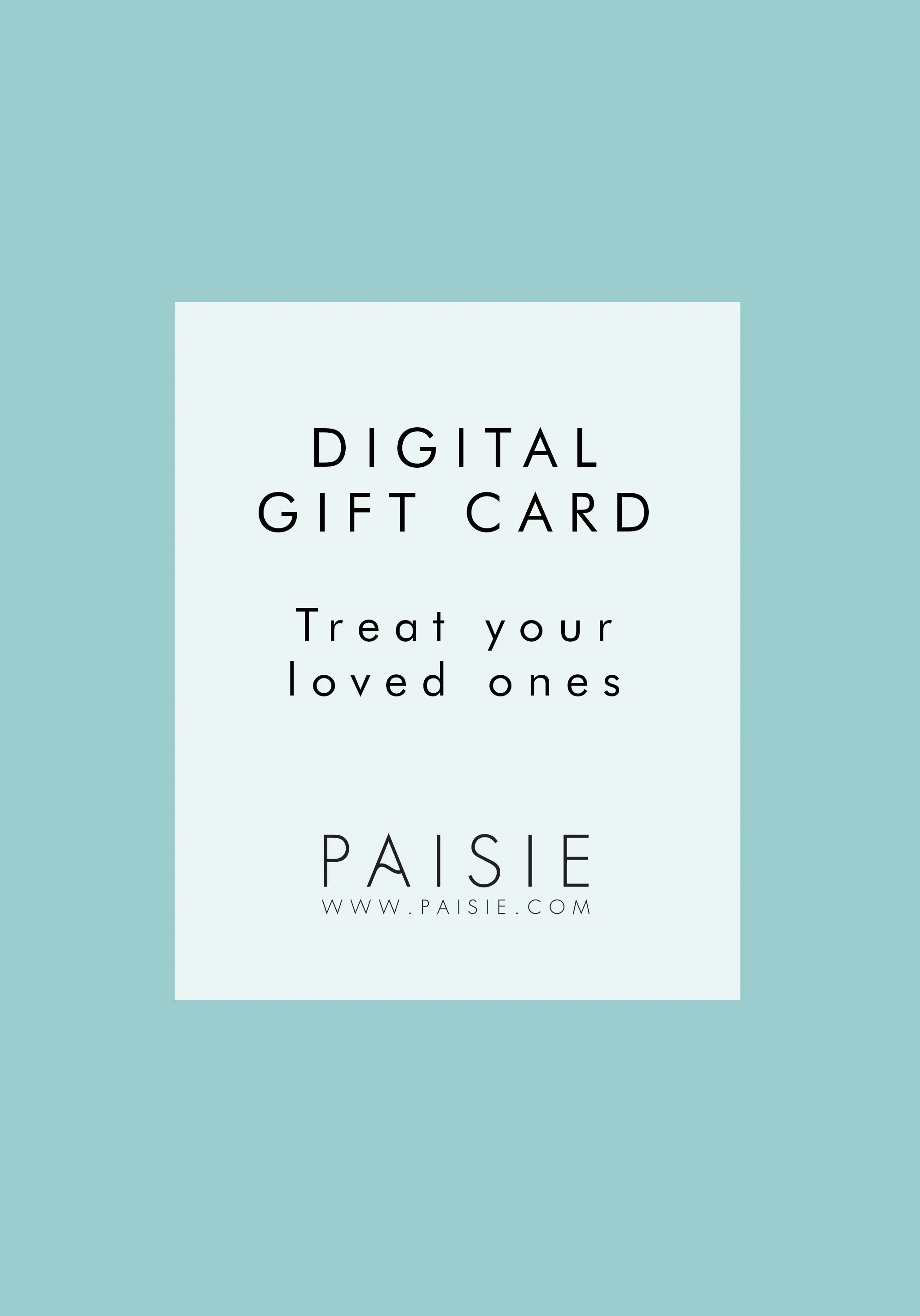 Digital gift card