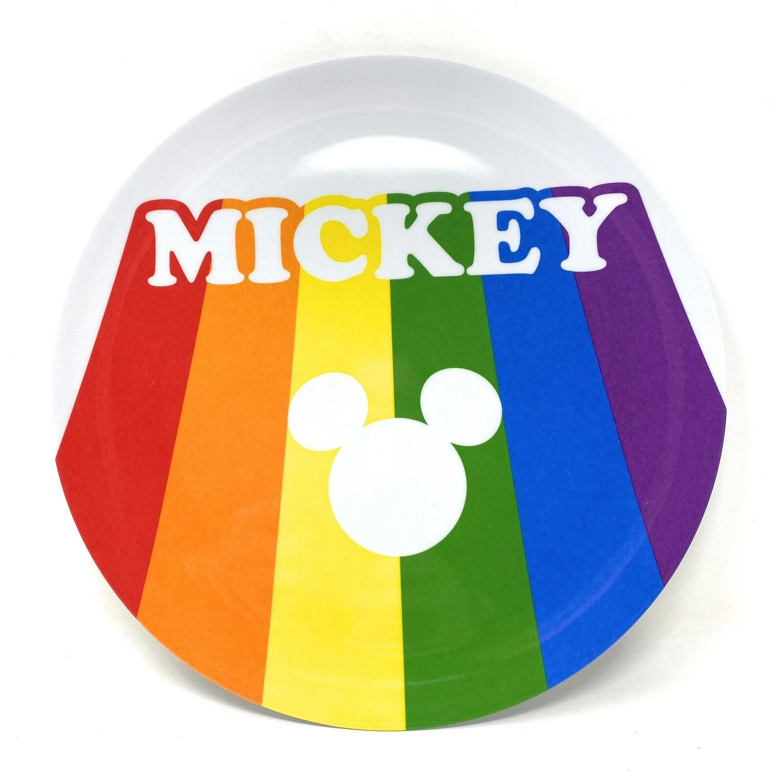 Disney Mickey Mouse Set 4 Rainbow Plates Funko