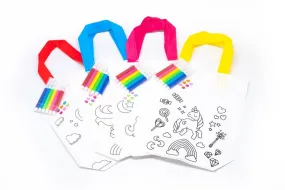 DIY Colouring Non Woven Bag Set - Unicorn Design