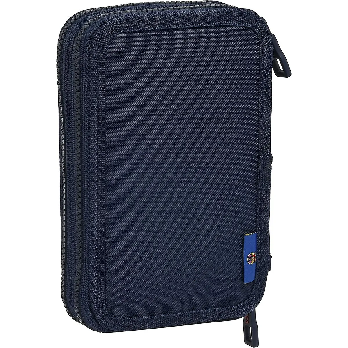 Double Pencil Case F.C. Barcelona FC Barcelona Navy Blue 12,5 x 19,5 x 4 cm