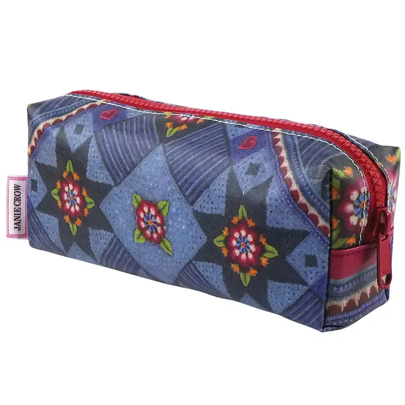 Emma Ball - Pencil Case - Indigo Dreams by Janie Crow