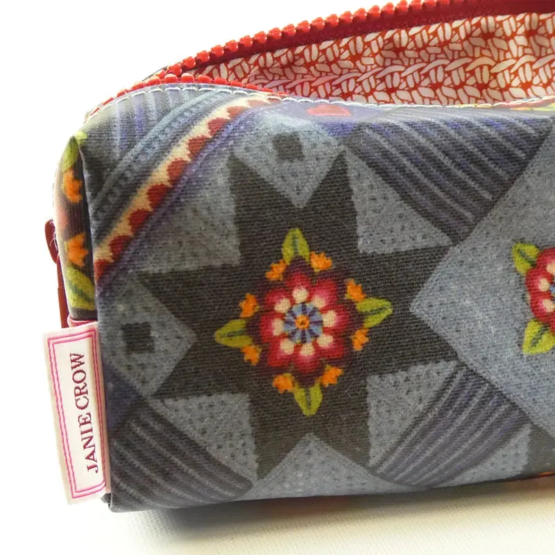 Emma Ball - Pencil Case - Indigo Dreams by Janie Crow