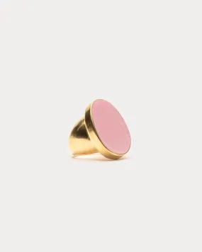 Enamel Palette Ring Pink