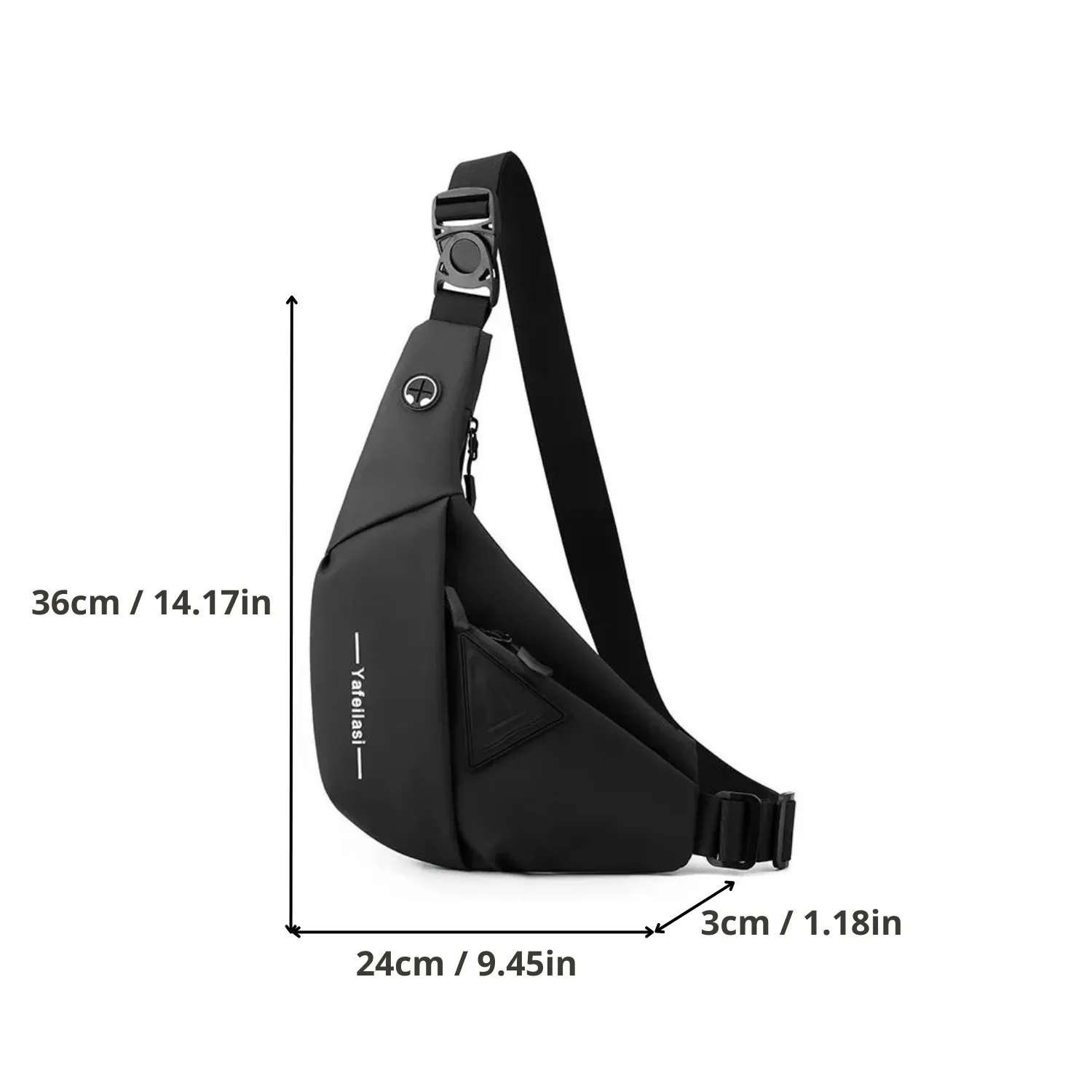 Ergonomic Anti-Theft Sling Shoulder Bag