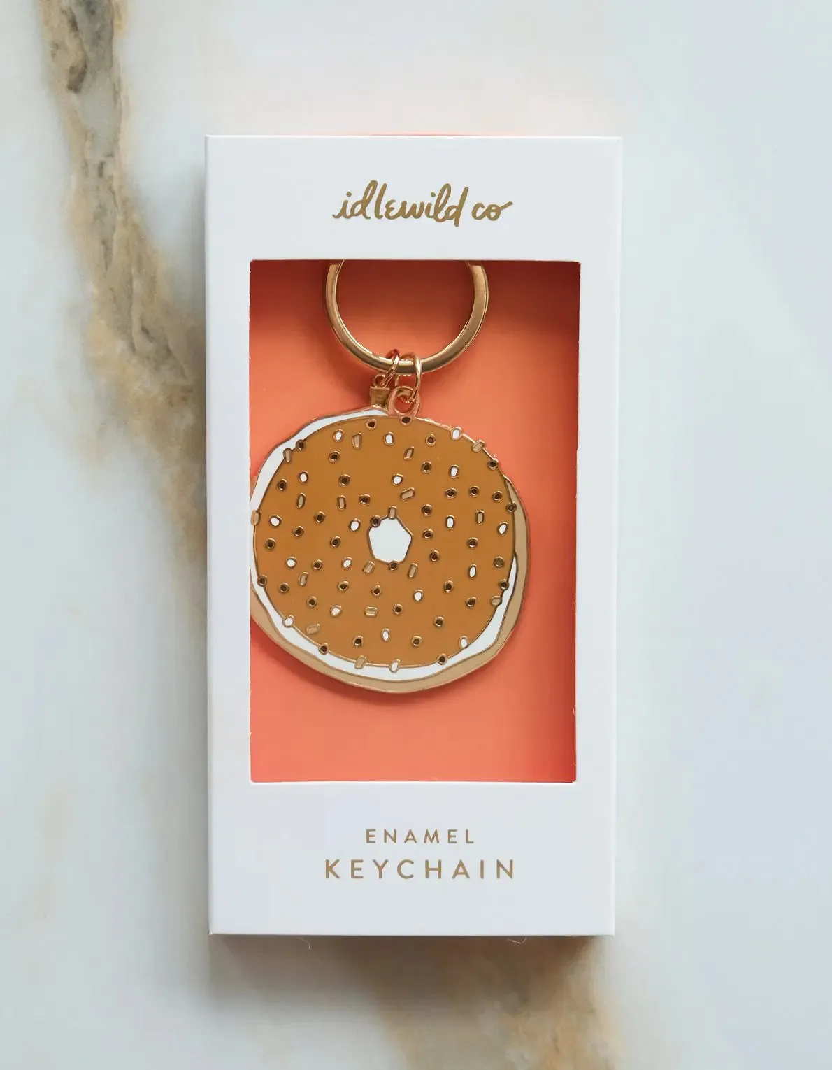 Everything Bagel Keychain