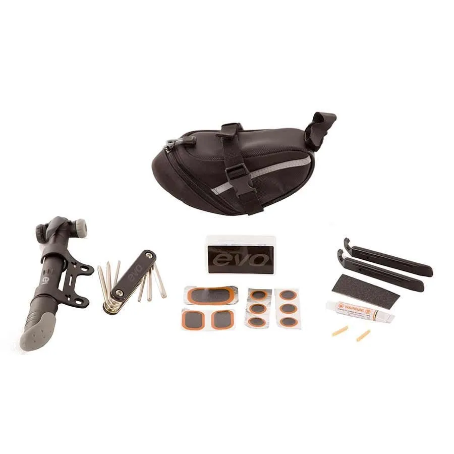 Evo  RR-1 Ride Ready Essentials Kit Saddle Bag & Repair Kit