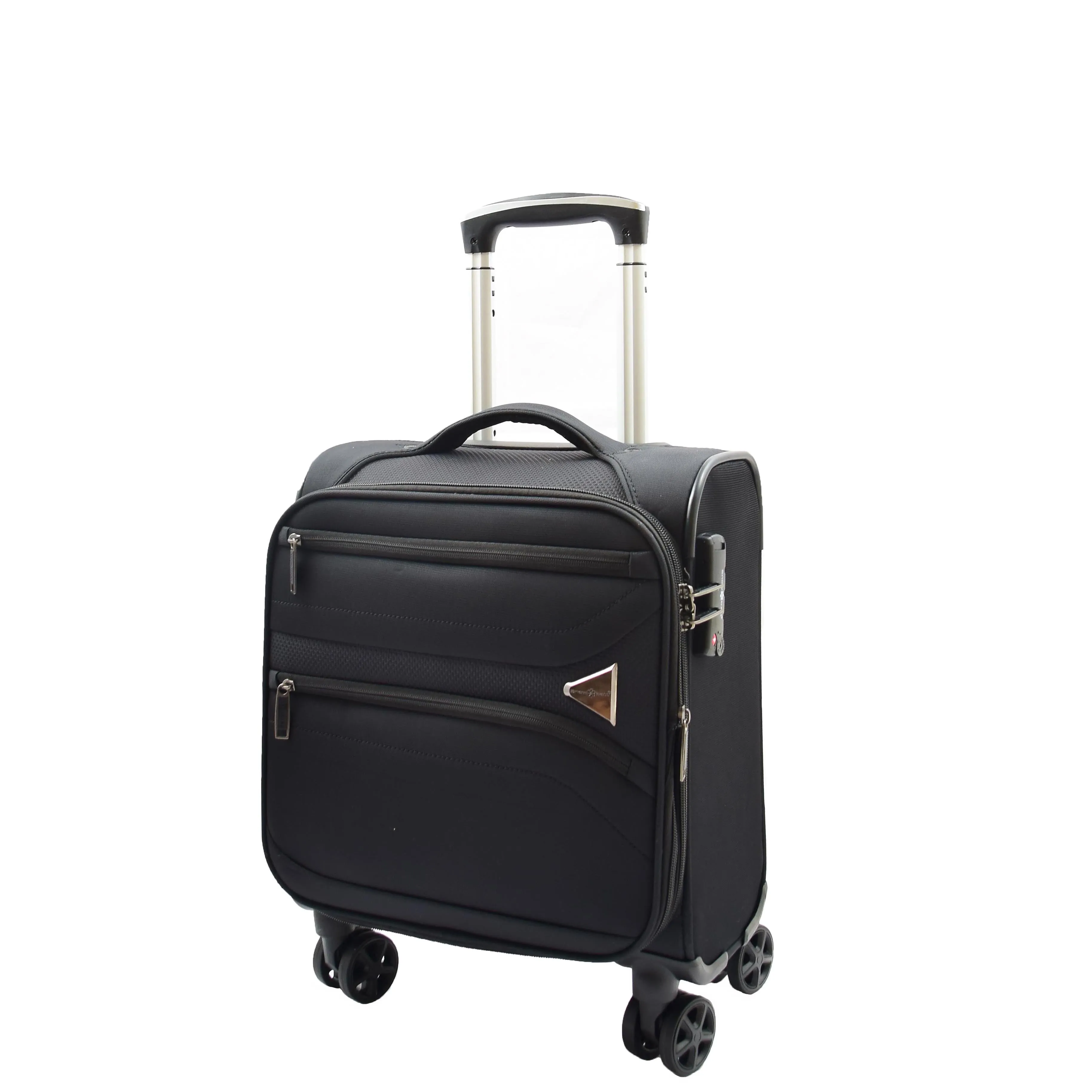 Expandable 8 Wheel Soft Luggage Japan Black