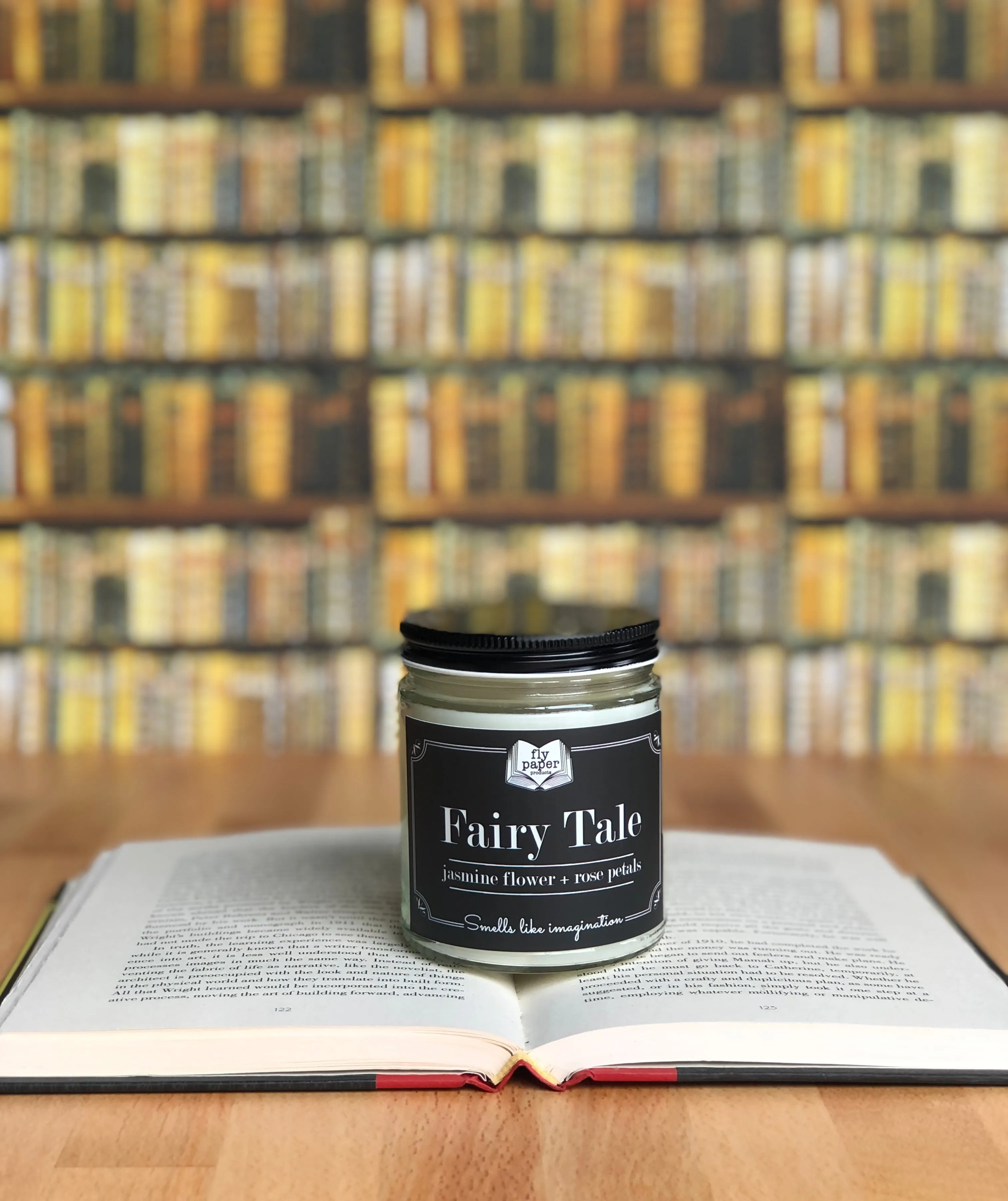 Fairy Tale 9oz Soy Candle - Jasmine Flower   Rose Petals