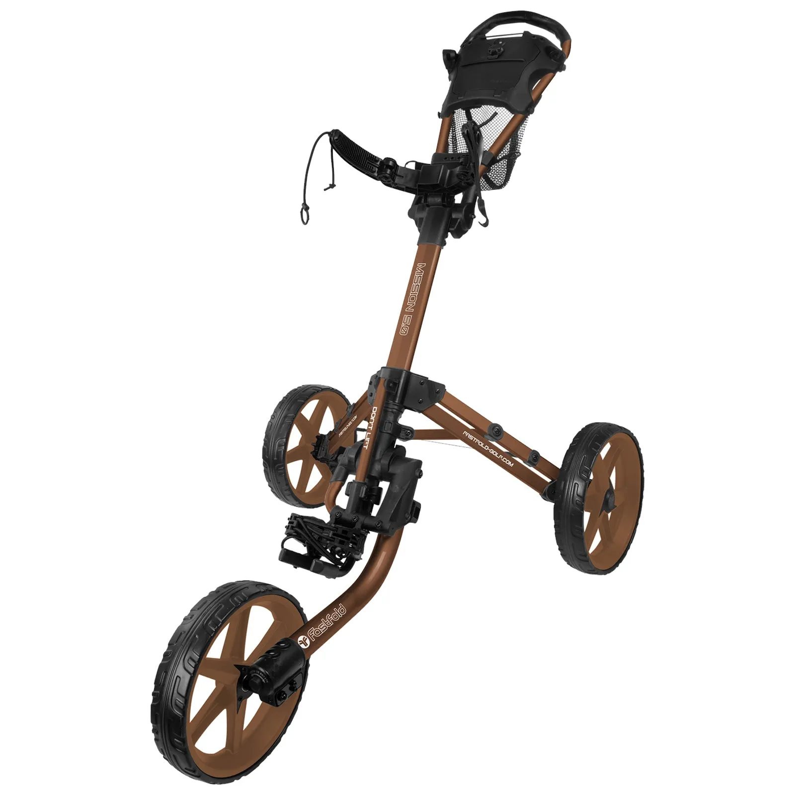 FastFold Mission 5.0 Trolley - Gold Wheels