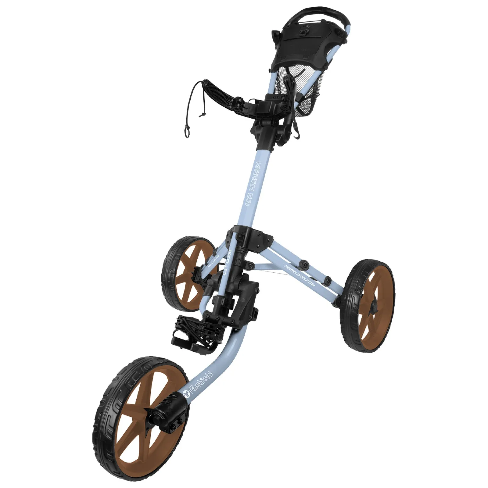 FastFold Mission 5.0 Trolley - Gold Wheels