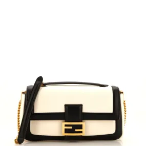 FENDI Baguette Chain Bag Leather Medium