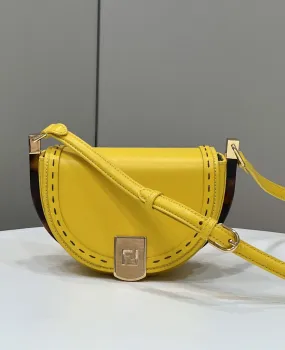 FI Moonlight Saddle Yellow Bag For Woman 19cm/7.5in