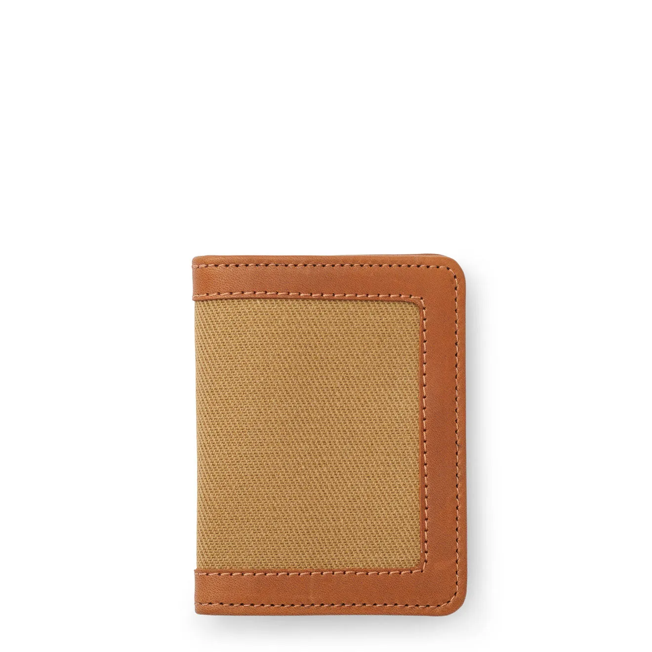 Filson Outfitter Leather Card Wallet Tan