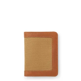 Filson Outfitter Leather Card Wallet Tan