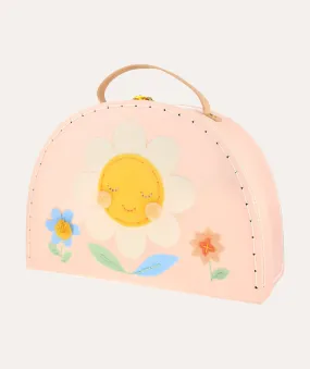 Flower Embroidery Suitcase - Multi