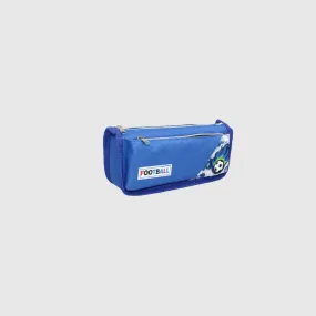 Football Blue Pencil Case