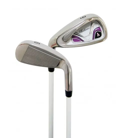 Founders Club Believe Complete Ladies Golf Set - Purple (Left-handed Petite -1")