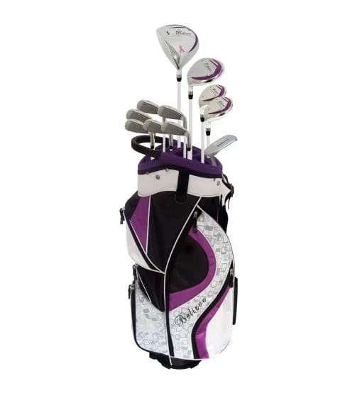 Founders Club Believe Complete Ladies Golf Set - Purple (Left-handed Petite -1")