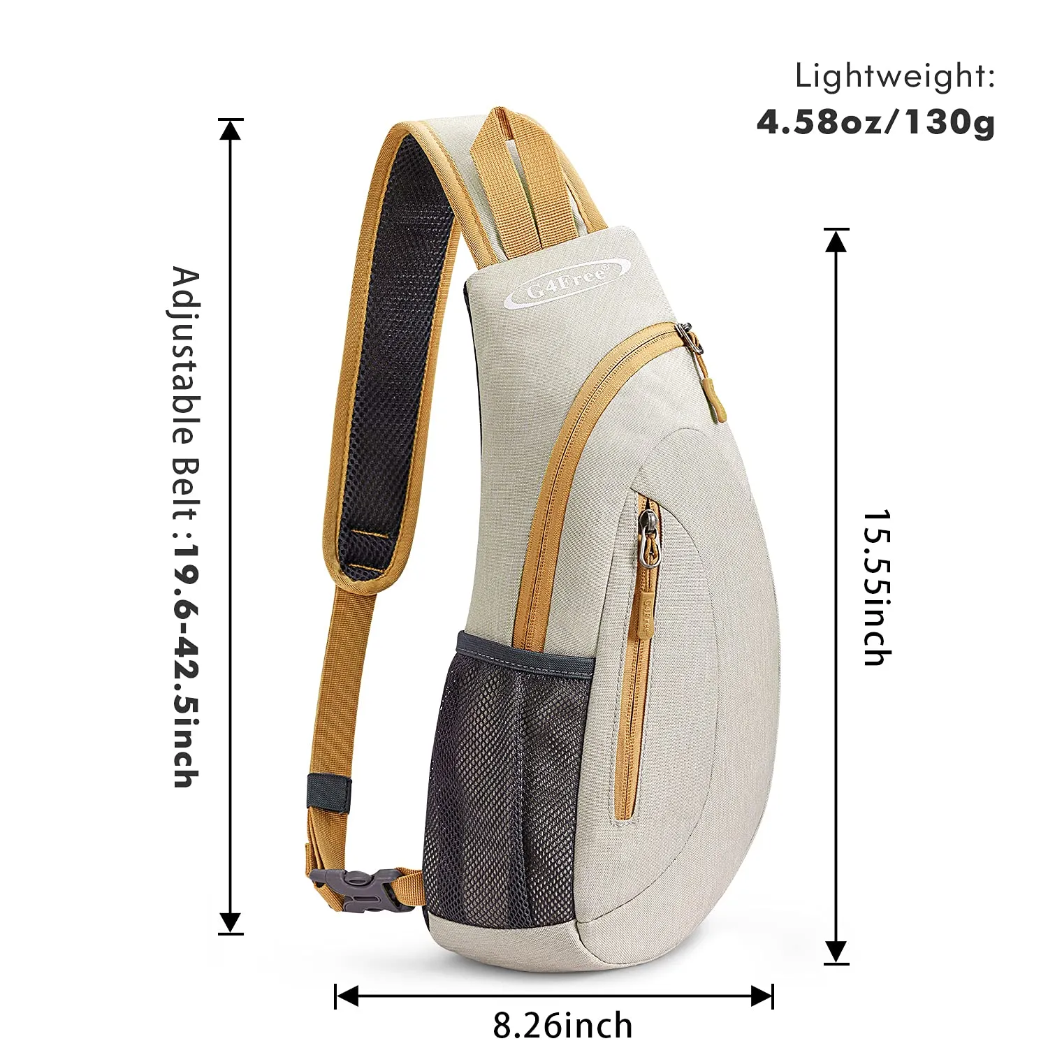 G4Free Sling Bags Men Shoulder Backpack Small Cross Body Chest Sling Backpack