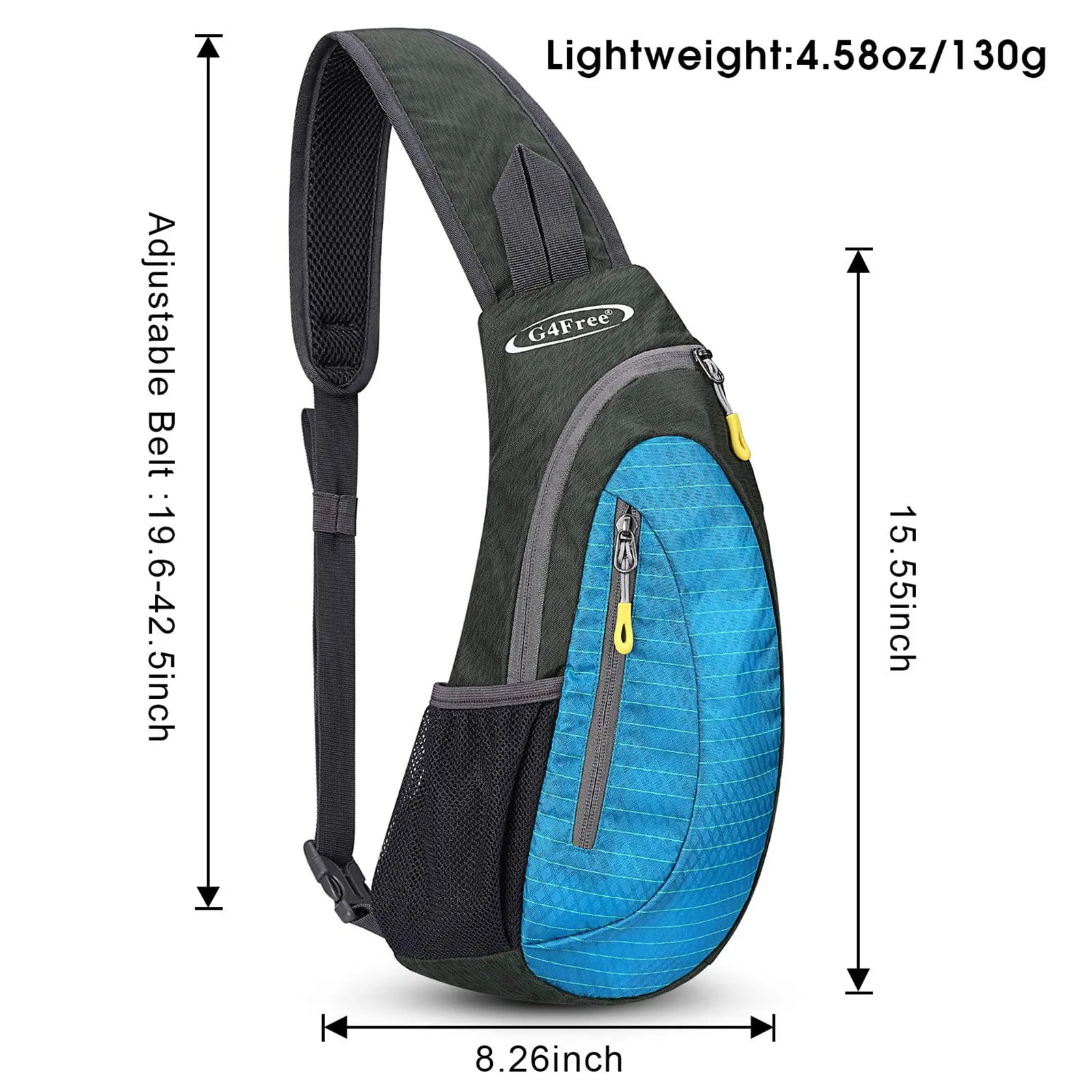 G4Free Sling Bags Men Shoulder Backpack Small Cross Body Chest Sling Backpack