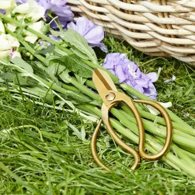 Garden Scissors In A Bamboo Bag