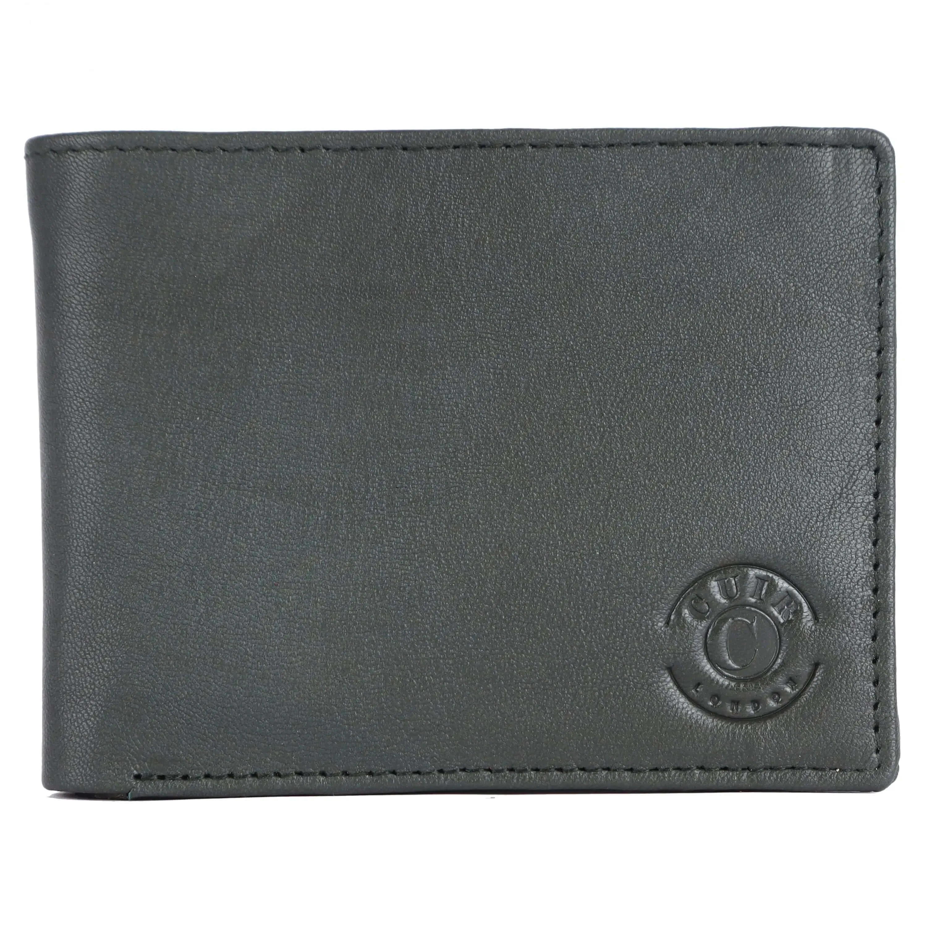 Genuine Grey NDM Wallet for Men | Buff and Cow Leather | 6 Pockets