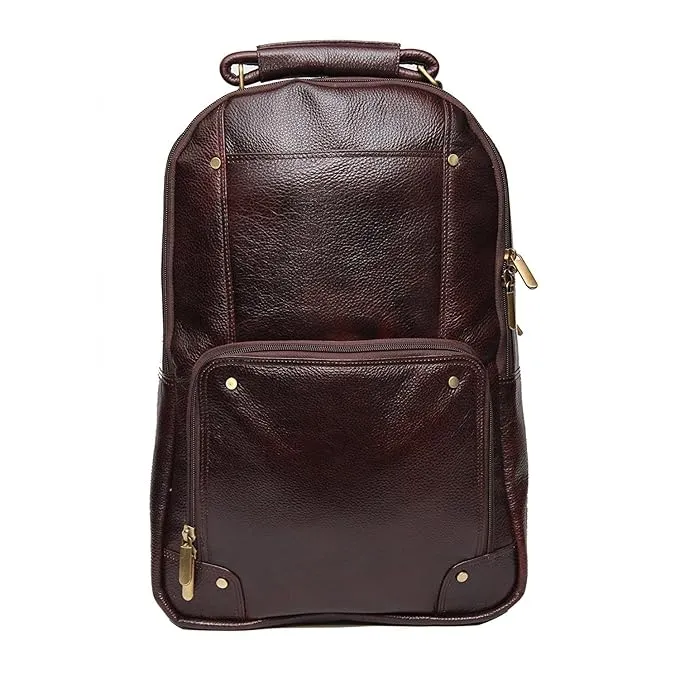 Genuine Leather Backpack for Business and Travel BP02