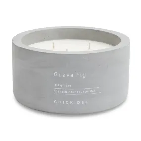 Guava Fig Concrete Candle