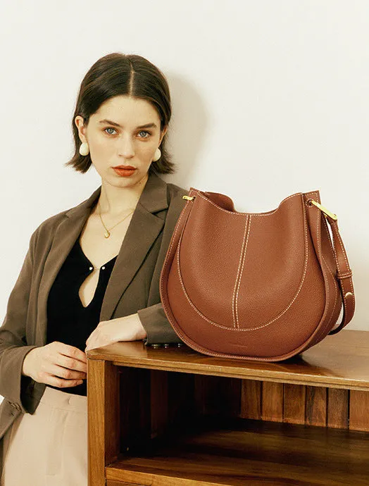 H1728 - Molly Saddle Bag (Caramel)