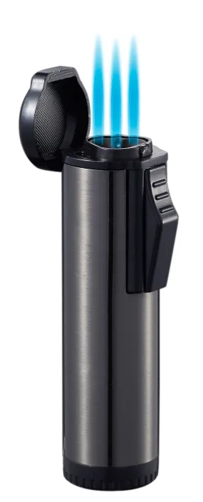 Hades Triple Torch Cigar Lighter - Gunmetal