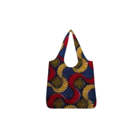 Handmade African Print Ankara Tote Bag | Water Proof Ankara Shopping Bag - Moyo