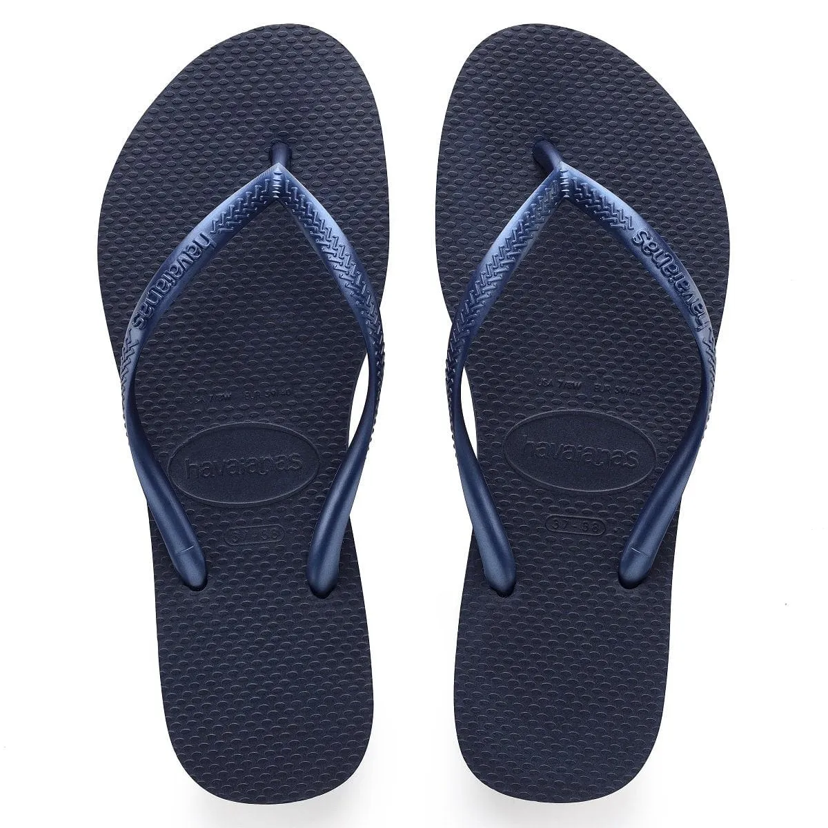 Havaianas Slim Fit Flip Flops Navy