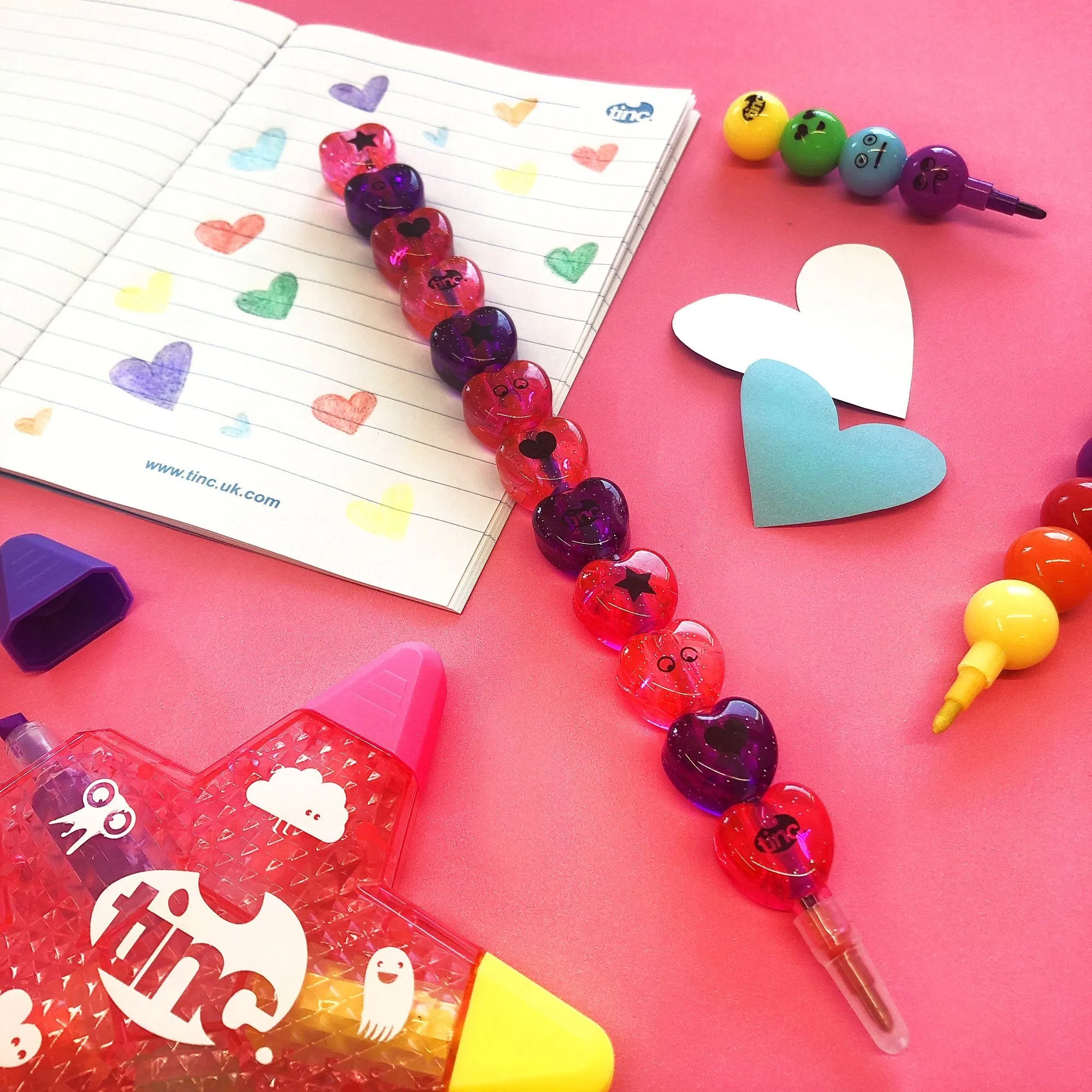 Heart Stacking Crayon