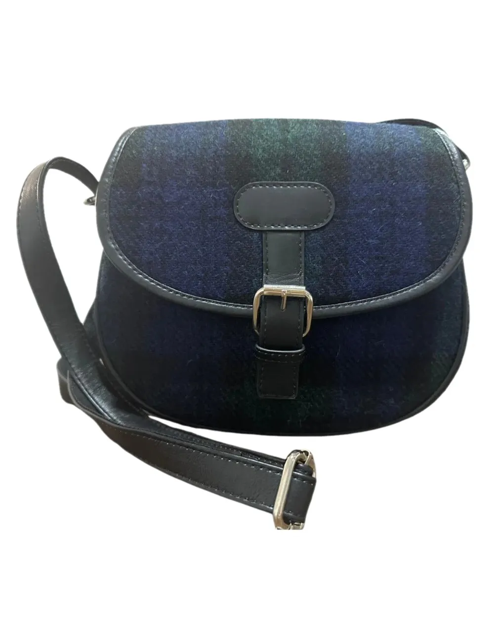 Heather Rowan Harris Tweed Saddle Bag