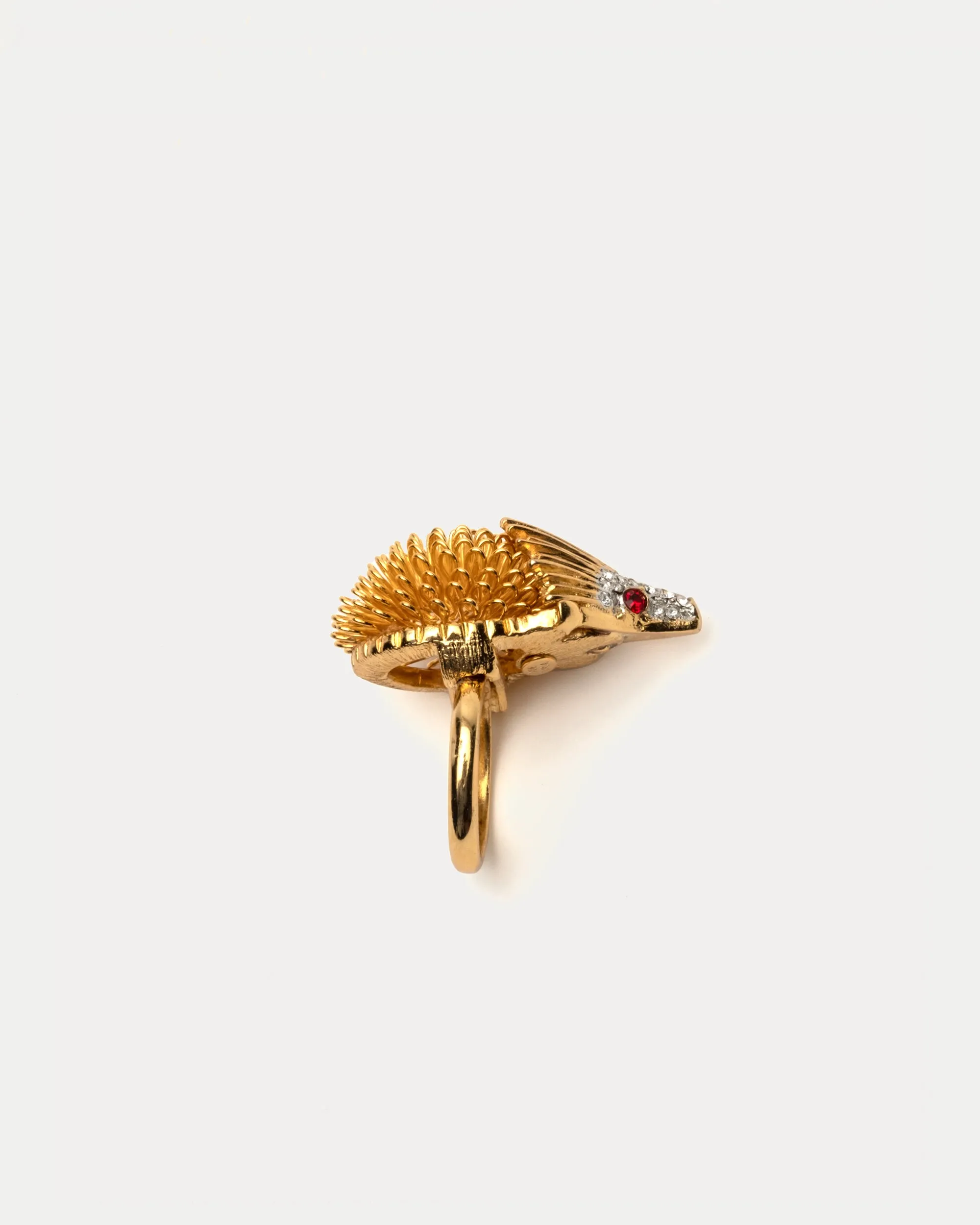 Hedgehog Ring Gold