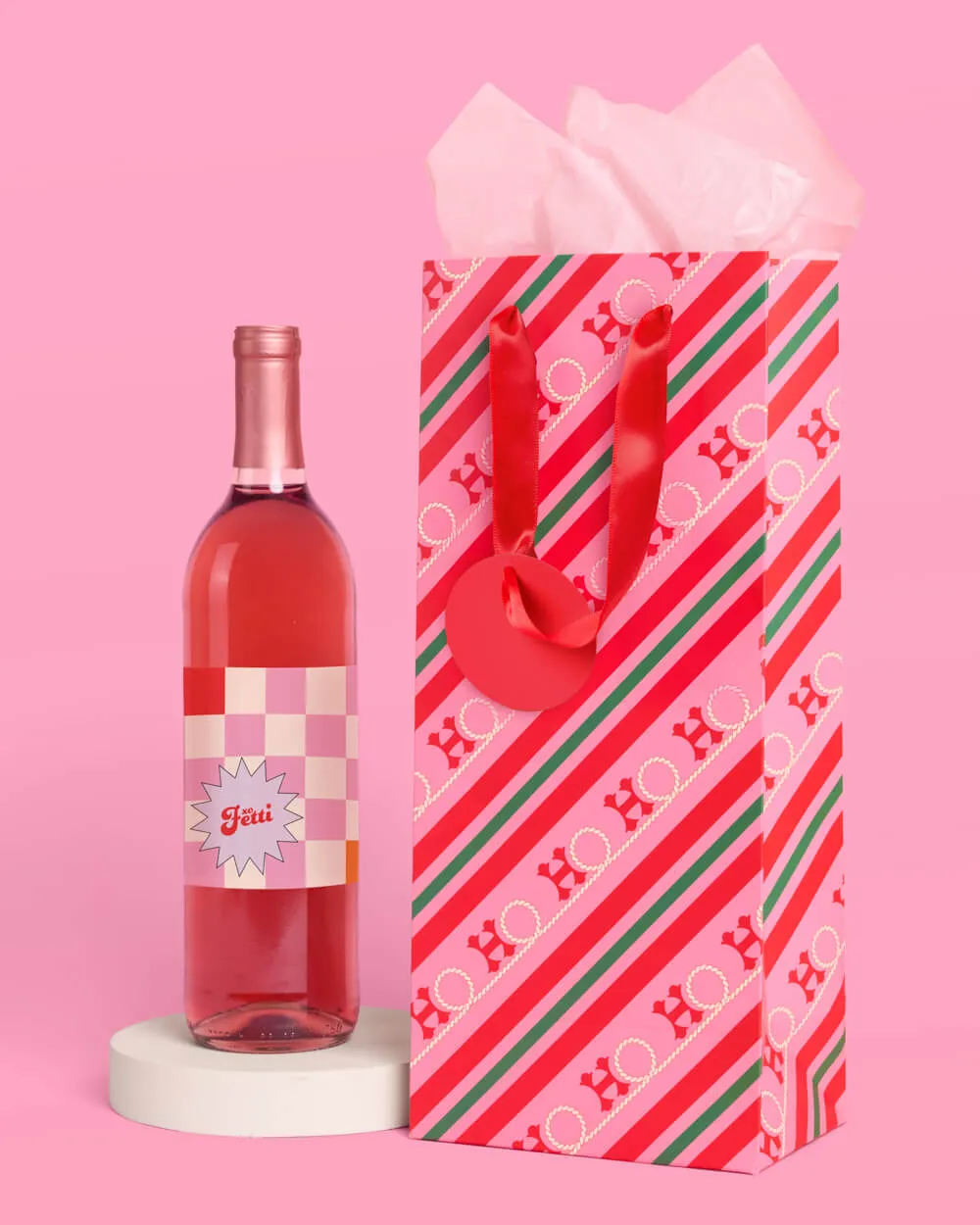 HO-down Wine Gift Bag Set - 9 wine gift bags