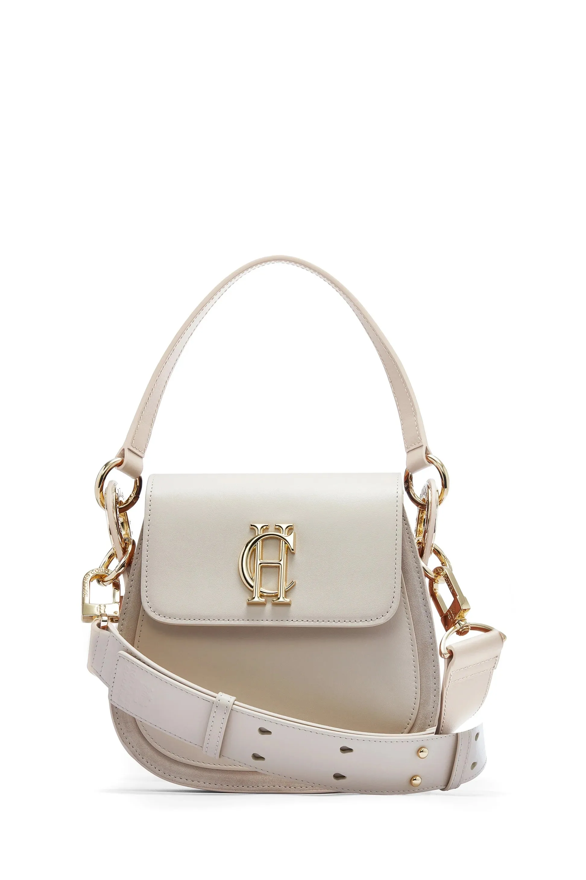 Holland Cooper Chelsea Saddle Bag in Cream