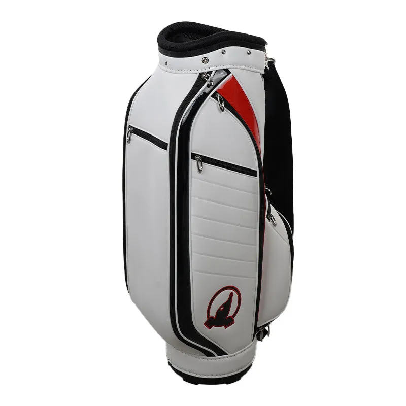 HONMA 9" Gear Standard Cart Bag (White/Red)