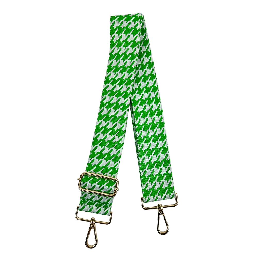 Houndstooth Interchangeable Woven Bag Strap