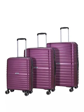 HYDRA-LITE Set of 3 Suitcases  - Purple